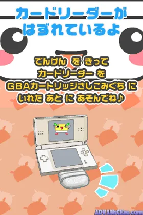 Card de Asobu! Hajimete no DS (Japan) screen shot game playing